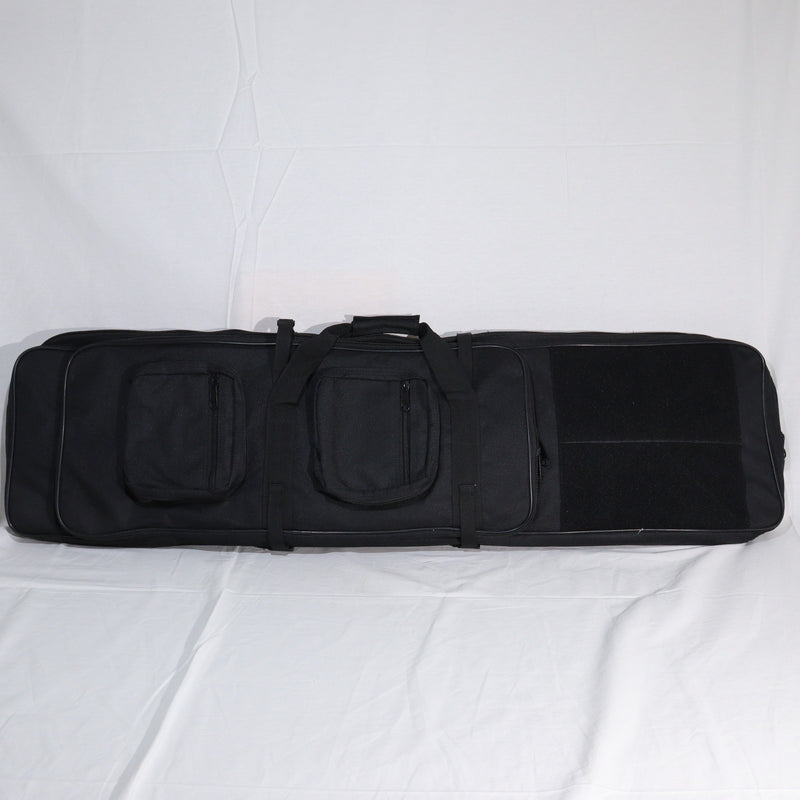 【中古即納】[MIL] ノーブランド ダブルガンケース BK(ブラック/黒)(105×27cm/62×26cm)(20150223)