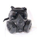 【中古即納】[MIL] Zujizhe M50タイプ ダブルファン フルフェイスゴーグル BK(ブラック/黒)(20150223)