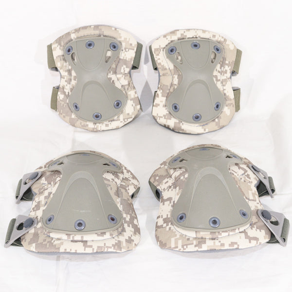 【中古即納】[MIL] ノーブランド XTAKタイプエルボー&ニーパッドセット ACU(20150223)