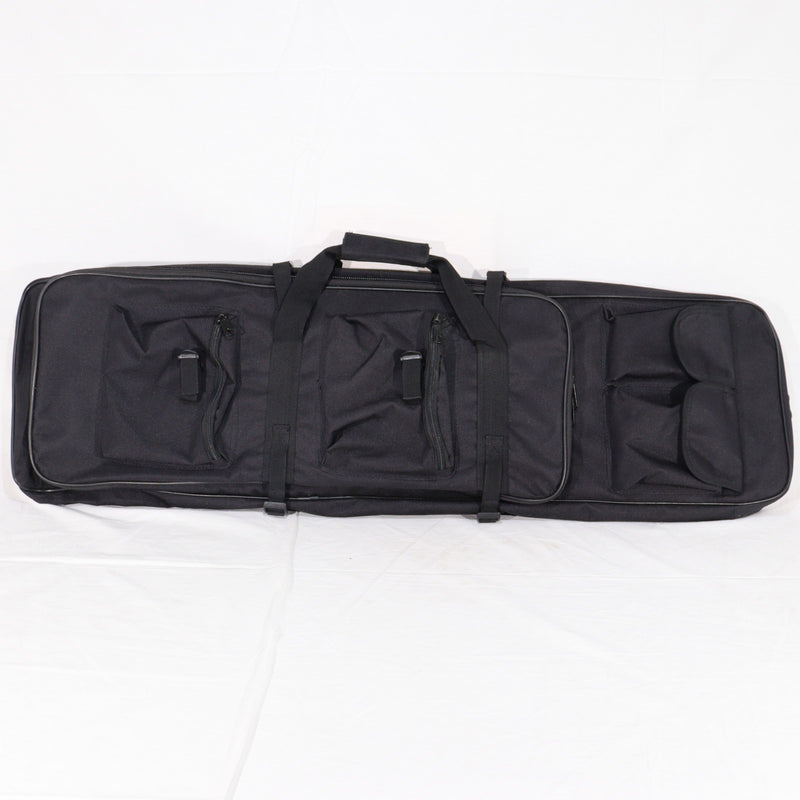 【中古即納】[MIL] ノーブランド ダブルガンケース BK(ブラック/黒)(95×28cm/62×27cm)(20150223)