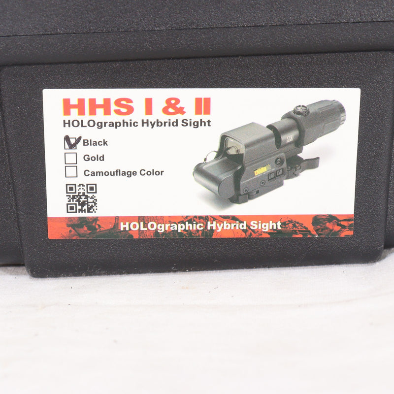 【中古即納】[MIL] ノーブランド EOTechタイプ EXPS-3 ホロサイト ドットサイト 現行刻印Ver & G33 マグニファイア 3倍ブースター BK(ブラック/黒)(20150223)