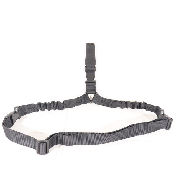 【中古即納】[MIL] ノーブランド ヘビーデューティー ワンポイントバンジースリング BK(ブラック/黒)(20150223)