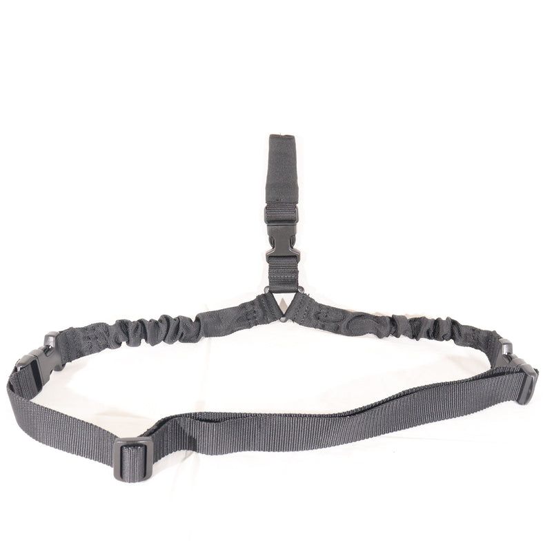 【中古即納】[MIL] ノーブランド ヘビーデューティー ワンポイントバンジースリング BK(ブラック/黒)(20150223)