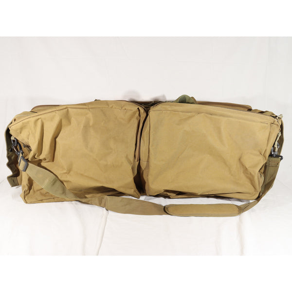 【中古即納】[MIL] ノーブランド ミリタリーダッフルバッグ DE(ダークアース)(90×40×40cm)(20150223)