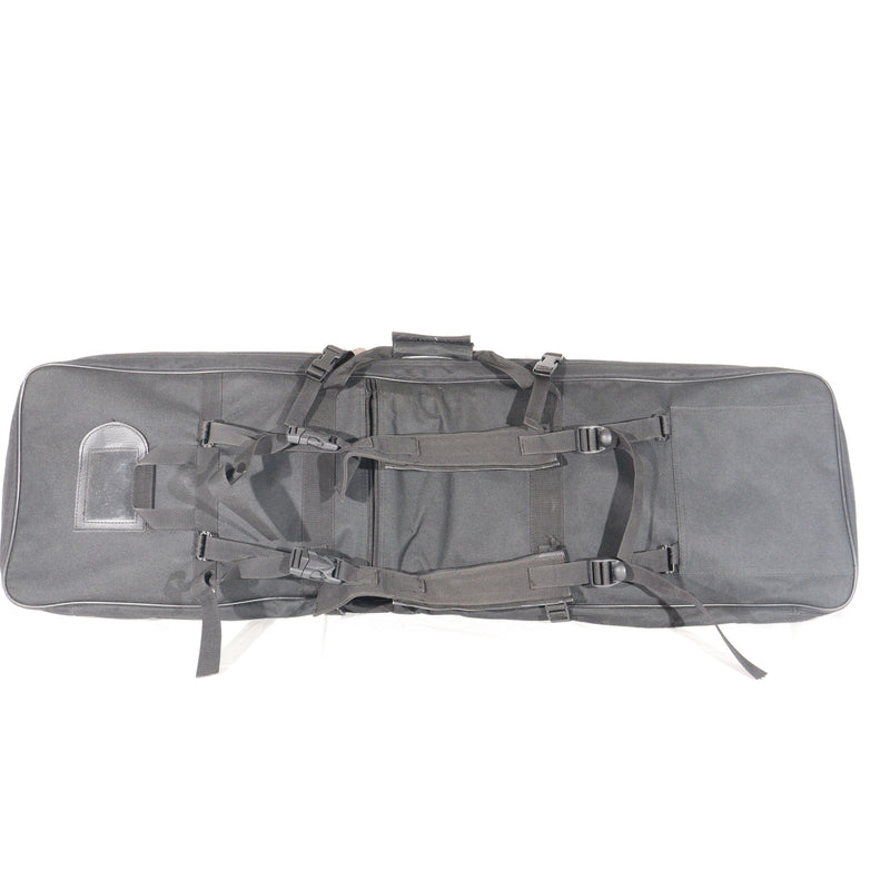 【中古即納】[MIL] ノーブランド ダブルガンケース BK(ブラック/黒)(100×29cm/68×28cm) (ジャンク品)(20150223)