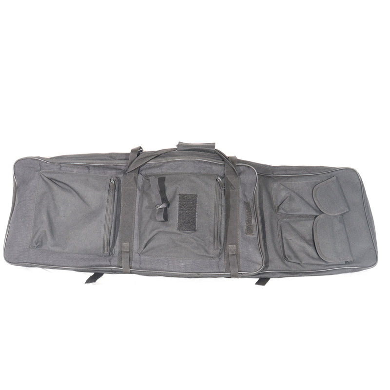 【中古即納】[MIL] ノーブランド ダブルガンケース BK(ブラック/黒)(100×29cm/68×28cm) (ジャンク品)(20150223)