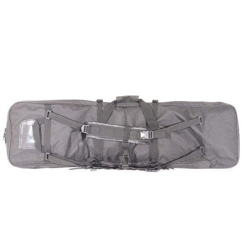 【中古即納】[MIL] ノーブランド ダブルガンケース BK(ブラック/黒)(95×27cm/62×26cm)(20150223)