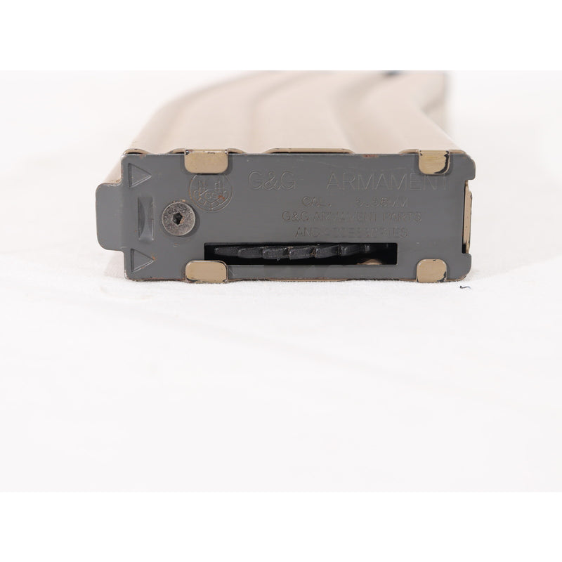 【中古即納】[MIL] G&G ARMAMENT(ジーアンドジーアーマメント) GR16用 450連射マガジン デザートタン(G-08-066)(20150223)
