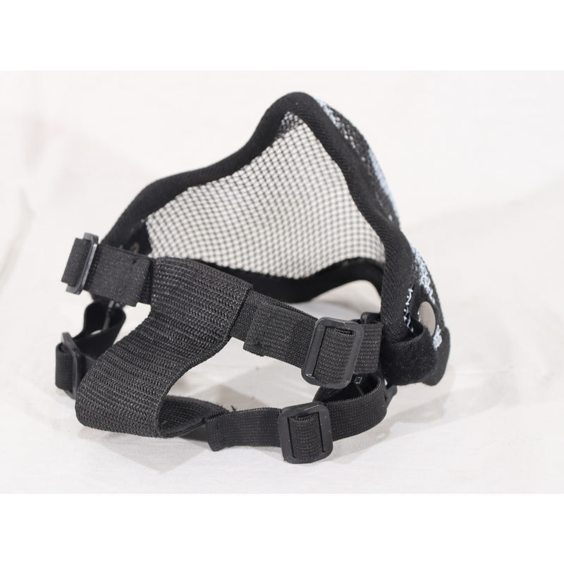 【中古即納】[MIL] ノーブランド スチールメッシュマスク スカル BK(ブラック/黒)(20150223)