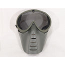 【中古即納】[MIL] サンセイ サバイバルゲーム用 マスク&ゴーグル/メッシュ(丸型) OD(オリーブドラブ)(SG-5-N)(20150223)