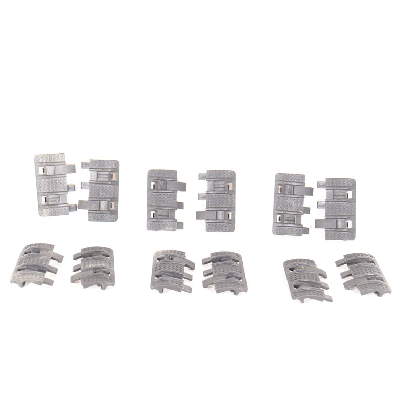 【中古即納】[MIL] ノーブランド MAGPULタイプ XTM エンハンスドレイルパネル BK(ブラック/黒) 12ピース(20150223)