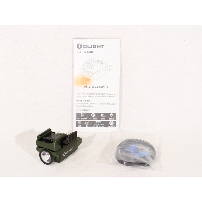【中古即納】[MIL] OLIGHT PL-MINI 2 VALKYRIE 600ルーメン タクティカルライト OD(オリーブドラブ)(20150223)
