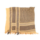 【中古即納】[MIL] ノーブランド シュマグ アフガンストール ブラウン/ブラック(110×95cm)(20150223)