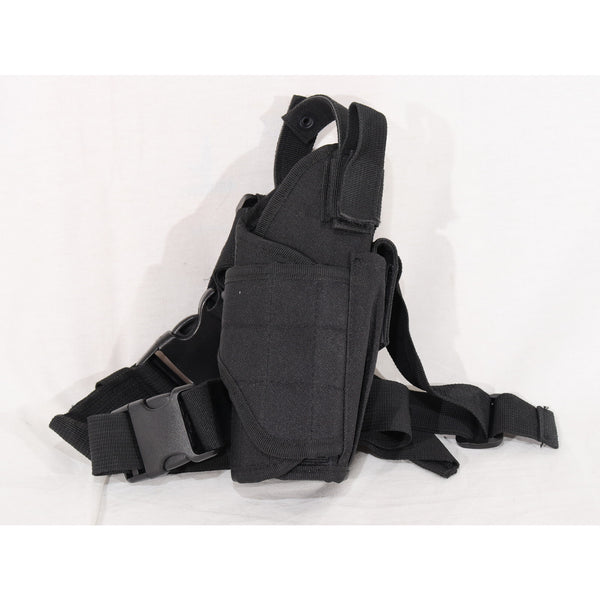 【中古即納】[MIL] ノーブランド トルネードレッグホルスター BK(ブラック/黒)(20150223)