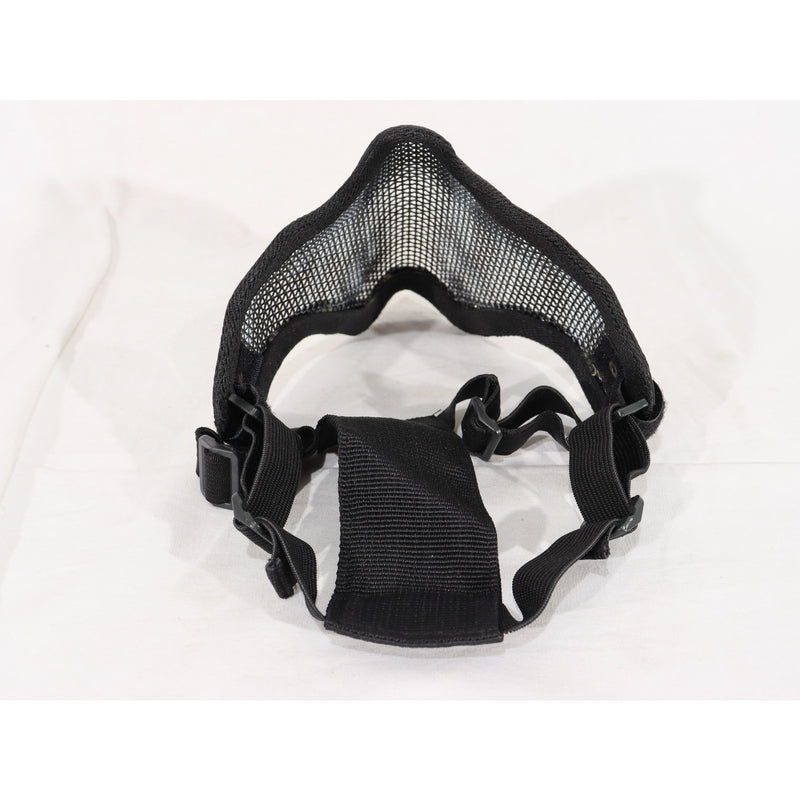 【中古即納】[MIL] ノーブランド スチールメッシュマスク スカル BK(ブラック/黒)(20150223)