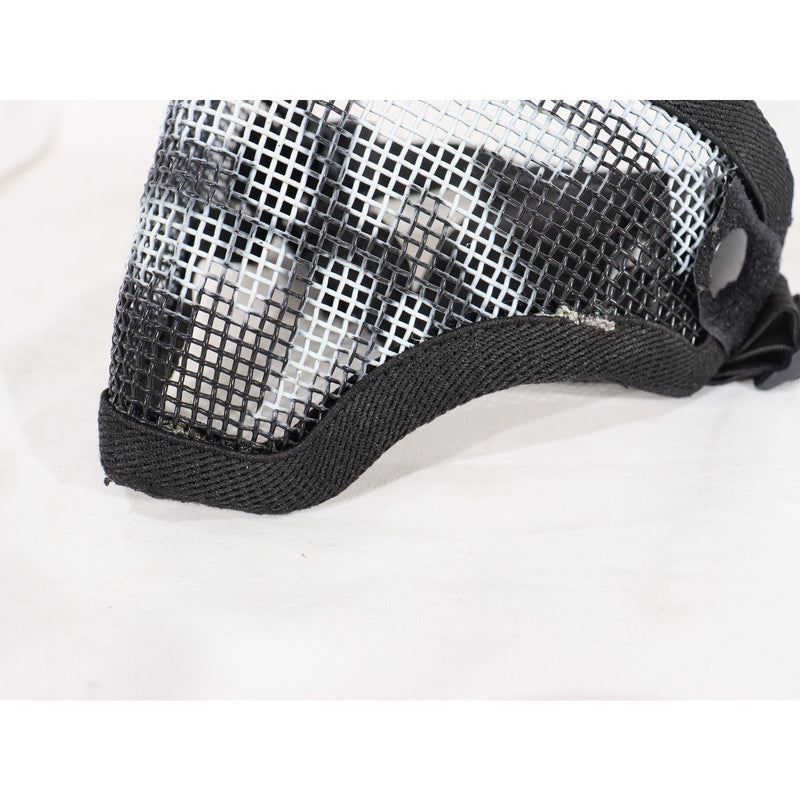 【中古即納】[MIL] ノーブランド スチールメッシュマスク スカル BK(ブラック/黒)(20150223)