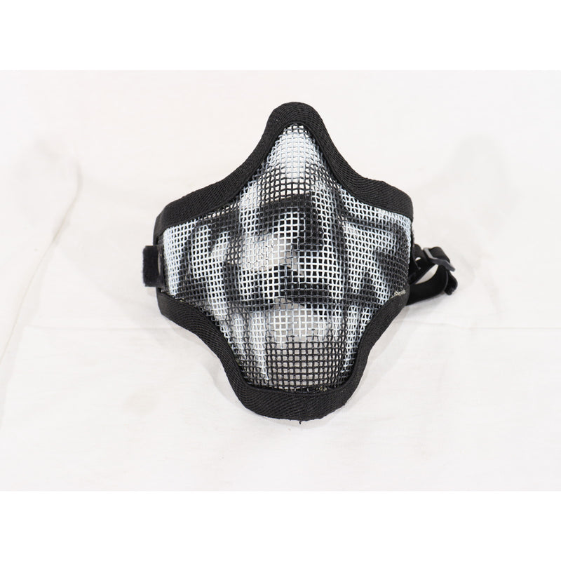 【中古即納】[MIL] ノーブランド スチールメッシュマスク スカル BK(ブラック/黒)(20150223)