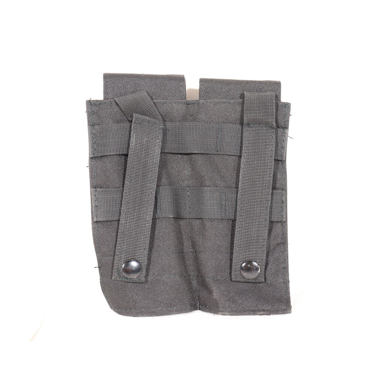 【中古即納】[MIL] ノーブランド M4/M16 ダブルマガジンポーチ BK(ブラック/黒)(20150223)