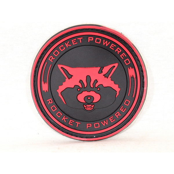 【中古即納】[MIL] ノーブランド ROCKET POWERED PVCベルクロパッチ レッド(20150223)