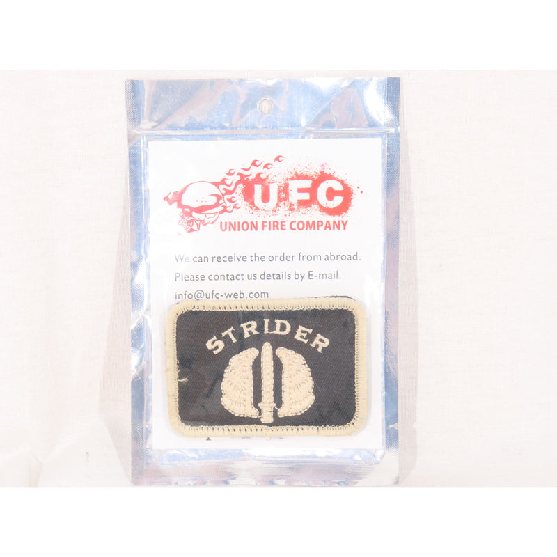 【中古即納】[MIL] UFC(ユニオンファイアカンパニー) Strider Knives 刺繍ベルクロパッチ(20150223)