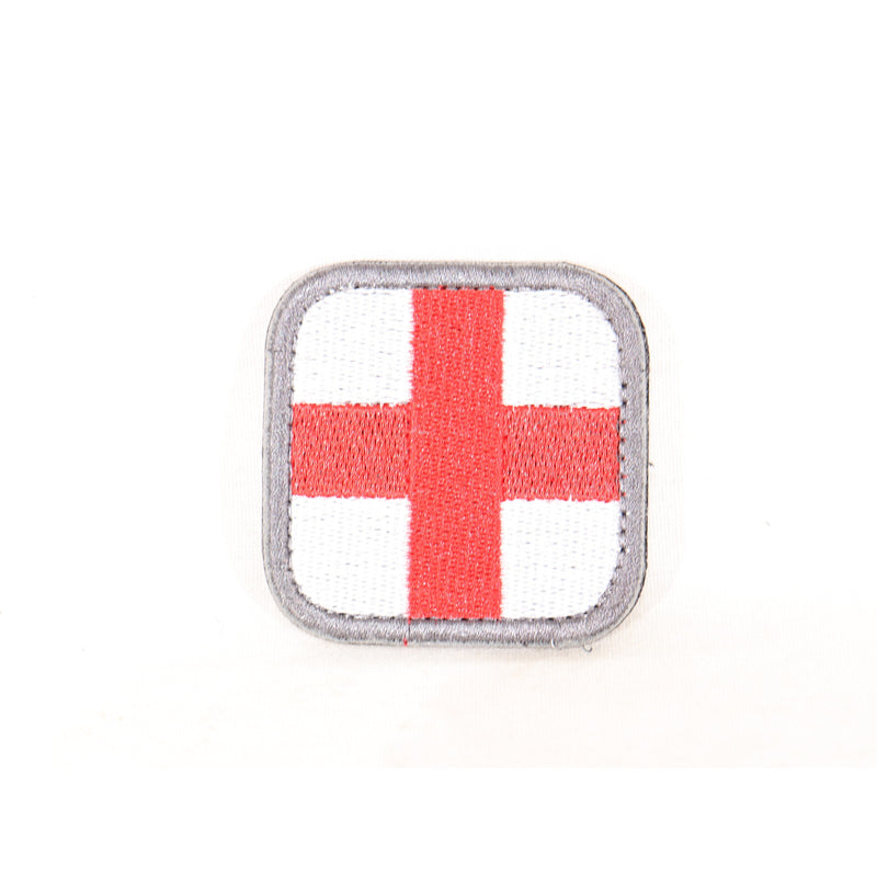 【中古即納】[MIL] ノーブランド 赤十字 刺繍ベルクロパッチ(20150223)