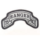 【中古即納】[MIL] ノーブランド 第75レンジャー連隊 刺繍ベルクロパッチ(20150223)