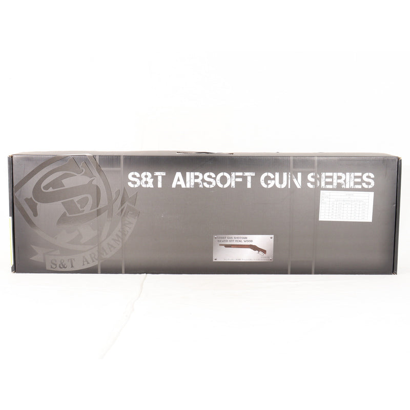 【中古即納】[MIL] S&T ガスショットガン ウィンチェスター M1887 ソードオフ リアルウッド(STGS07M) (18歳以上専用)(20150223)