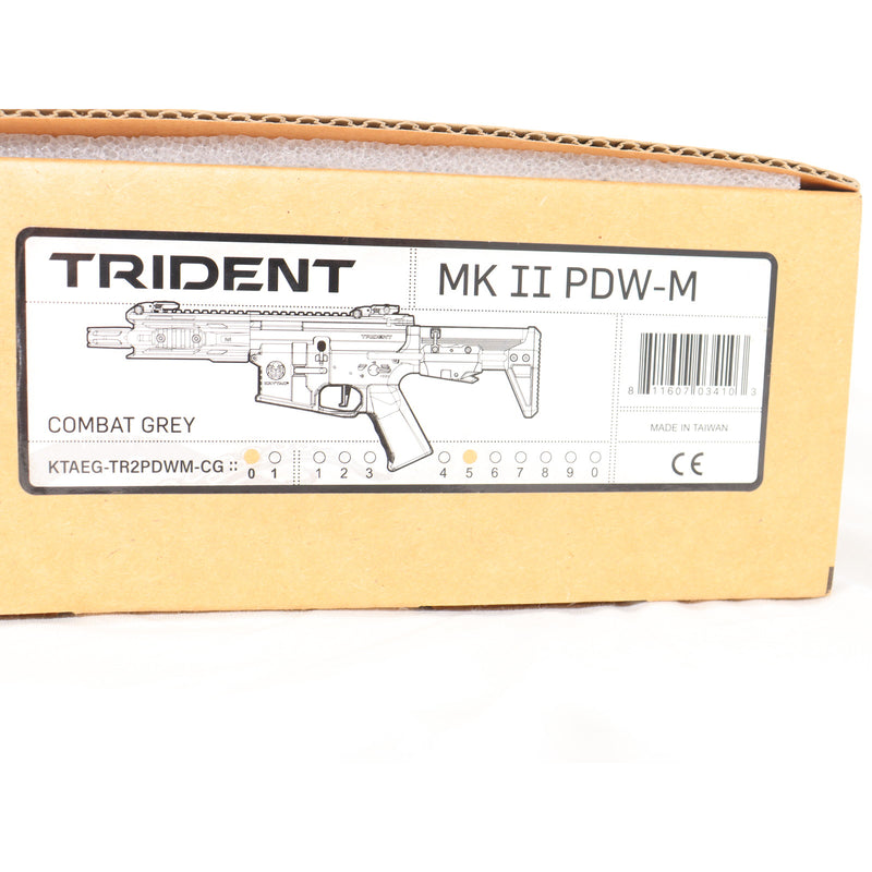 【中古即納】[MIL] KRYTAC(クライタック) 電動ガン TRIDENT Mk2 PDW-M コンバットグレー(KTAEG-TR2PDWM-CG05) (18歳以上専用)(20150223)