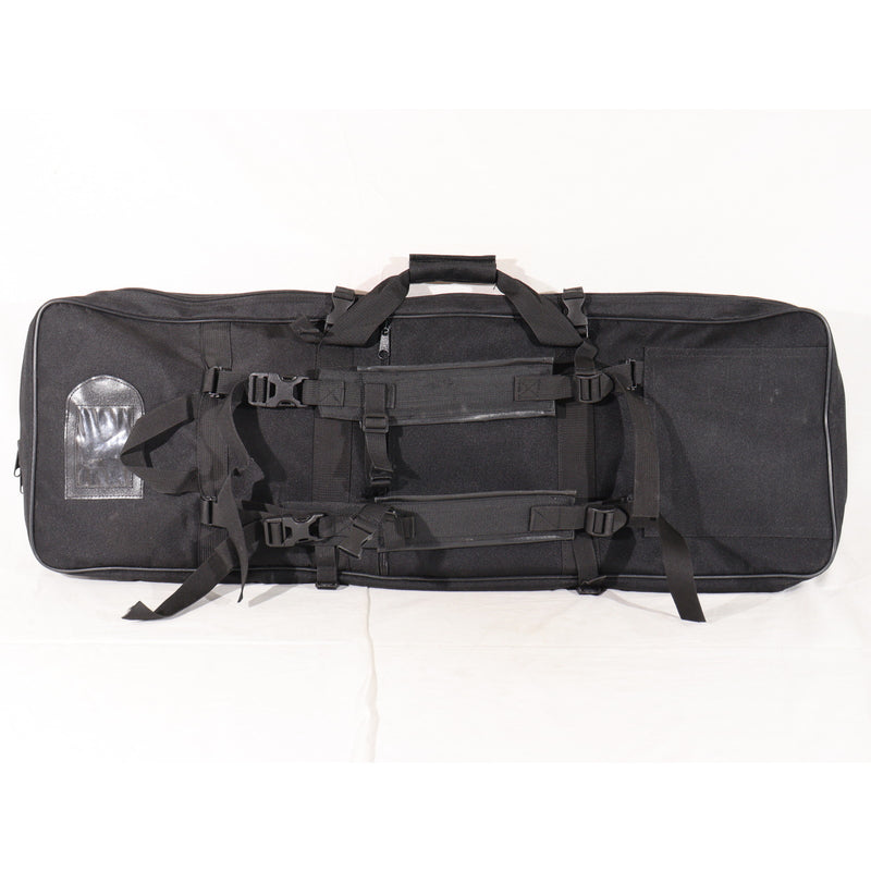 【中古即納】[MIL] ノーブランド ダブルガンケース BK(ブラック/黒)(80×29cm/60×28cm)(20150223)