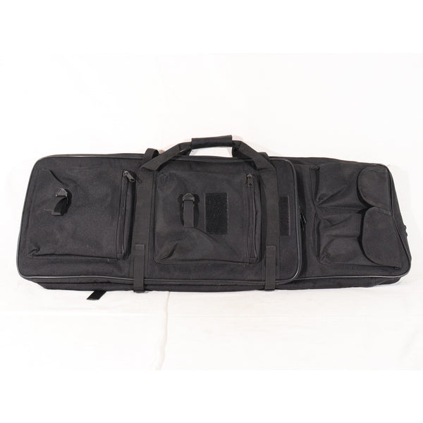 【中古即納】[MIL] ノーブランド ダブルガンケース BK(ブラック/黒)(80×29cm/60×28cm)(20150223)