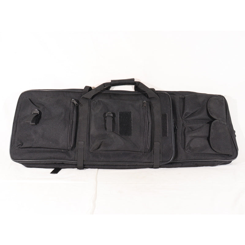 【中古即納】[MIL] ノーブランド ダブルガンケース BK(ブラック/黒)(80×29cm/60×28cm)(20150223)