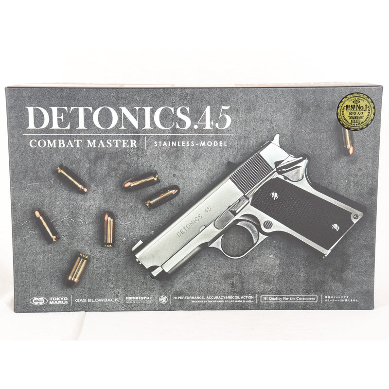 【中古即納】[MIL] 東京マルイ ガスブローバック デトニクス.45 コンバットマスター ステンレスモデル (18歳以上専用)(20170526)