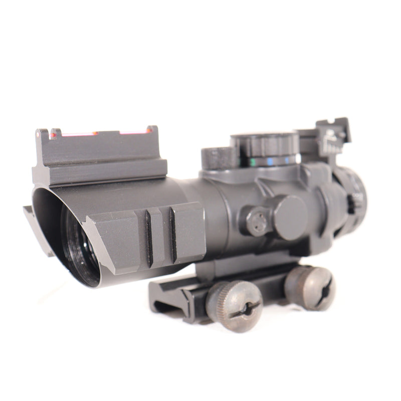 【中古即納】[MIL] ノーブランド Trijiconタイプ ACOG 4×32 サイドレイル付 ライフルスコープ(20150223)