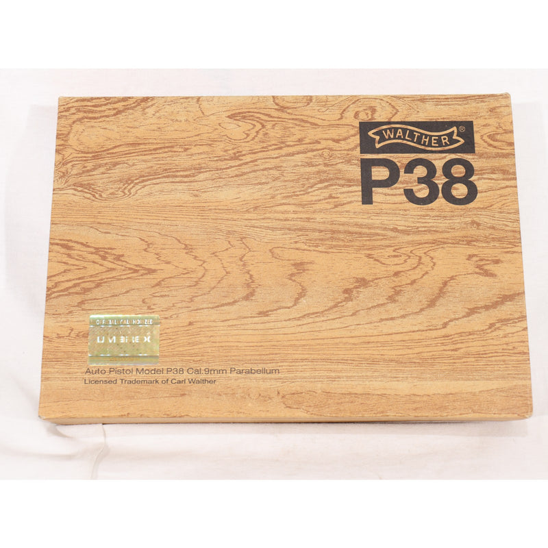 【中古即納】[MIL] マルゼン ガスブローバック ワルサーP38(ac41) BK(ブラック/黒)(2022年新価格版) (18歳以上専用)(20221228)