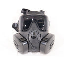 【中古即納】[MIL] Zujizhe M50タイプ ダブルファン フルフェイスゴーグル スモークレンズ BK(ブラック/黒)(20150223)