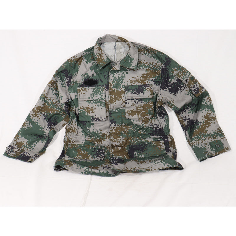 【中古即納】[MIL] ノーブランド 中国人民解放軍タイプ 07式作戦服 サイズ165/92-96 林地迷彩(20150223)