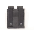 【中古即納】[MIL] ノーブランド ハンドガン ダブルマガジンポーチ BK(ブラック/黒)(20150223)