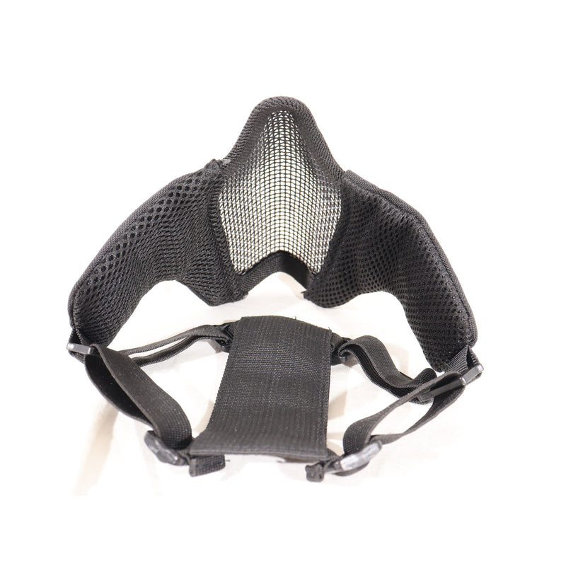 【中古即納】[MIL] ノーブランド ハーフメッシュマスク BK(ブラック/黒)(20150223)