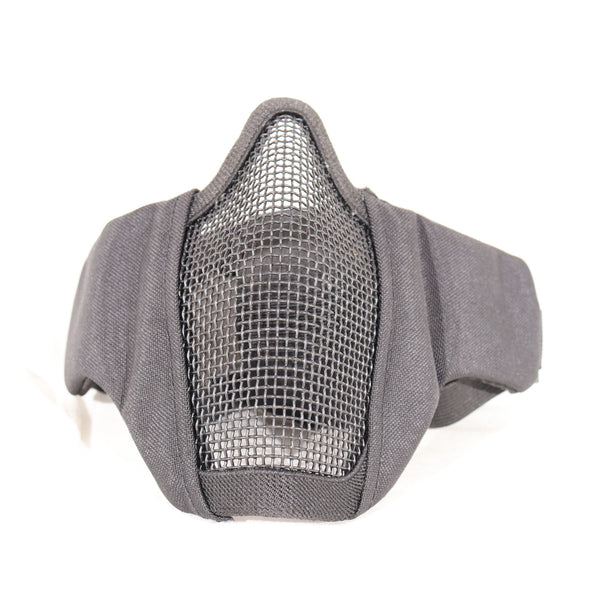 【中古即納】[MIL] ノーブランド ハーフメッシュマスク BK(ブラック/黒)(20150223)