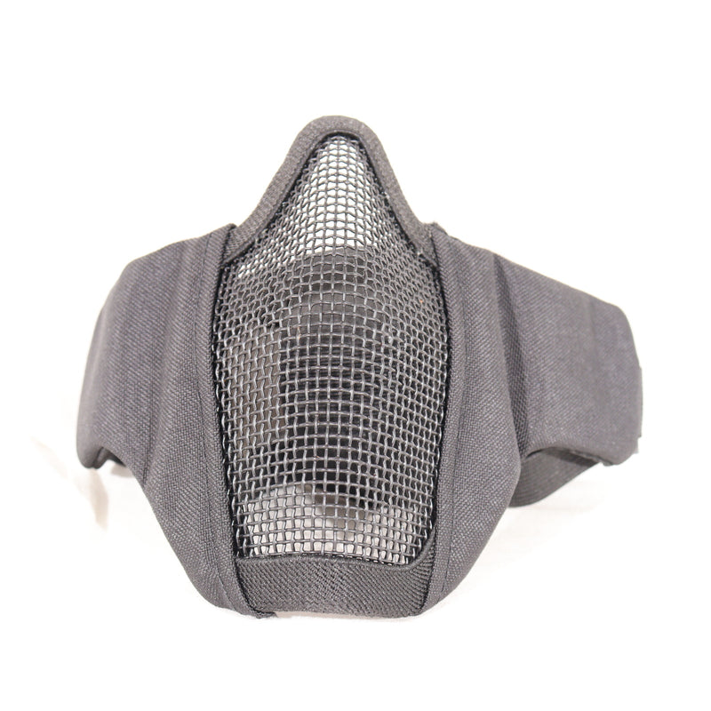 【中古即納】[MIL] ノーブランド ハーフメッシュマスク BK(ブラック/黒)(20150223)