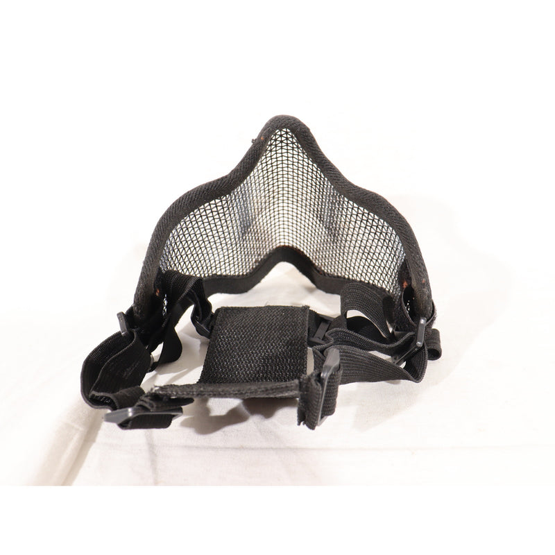 【中古即納】[MIL] ノーブランド スチールメッシュマスク スカル BK(ブラック/黒)(20150223)