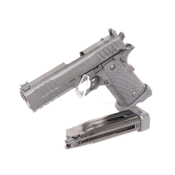 【中古即納】[MIL] BATON airsoft(バトンエアソフト) CO2ガスブローバック BS-STACCATO(スタッカート) CO2GBB 【JASG認定】(BS-STACCATO) (18歳以上専用)(20110119)