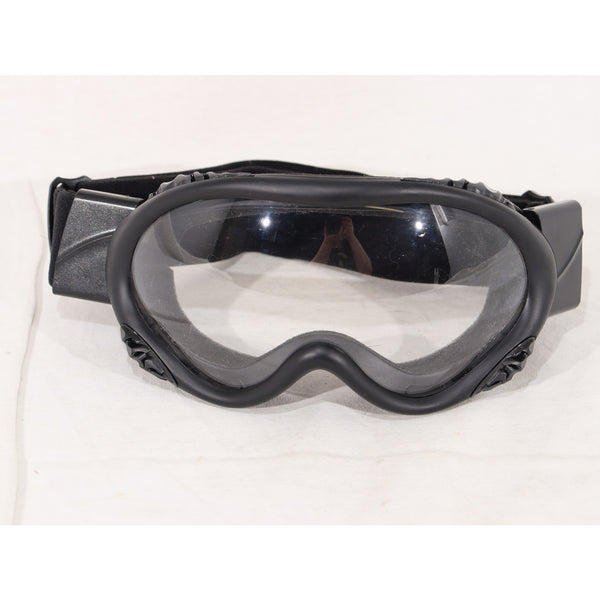 【中古即納】[MIL] ノーブランド セーフティゴーグル クリアレンズ BK(ブラック/黒)(20150223)