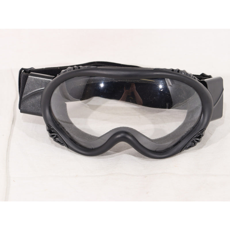 【中古即納】[MIL] ノーブランド セーフティゴーグル クリアレンズ BK(ブラック/黒)(20150223)