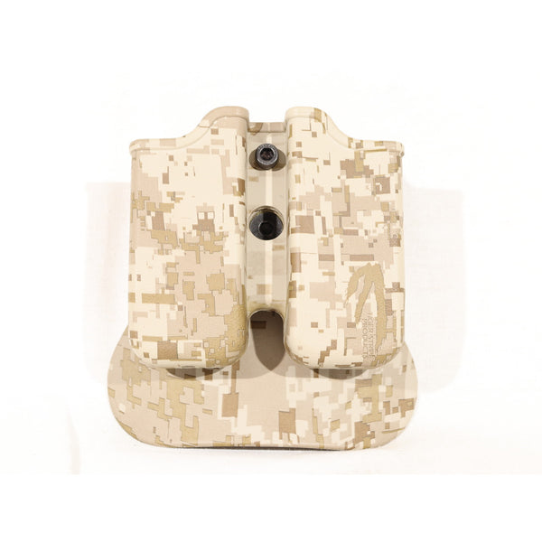 【中古即納】[MIL] IMI DEFENSE(IMIディフェンス) P226 ダブルマガジンポーチ デザートピクセル(MP03)(20150223)