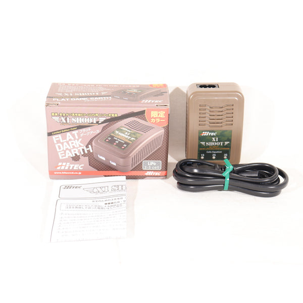 【中古即納】[MIL] HiTEC(ハイテック) ACバランス充電器 X1 SHOOT(シュート) 限定カラー フラットダークアース(44286-FDE)(20210420)