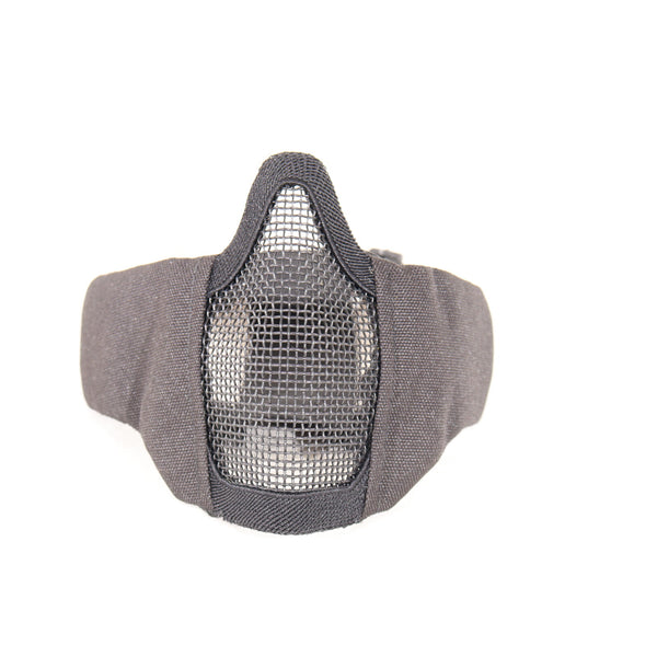 【中古即納】[MIL] ノーブランド ハーフメッシュマスク BK(ブラック/黒)(20150223)