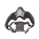 【中古即納】[MIL] ノーブランド ハーフメッシュマスク ジュニアサイズ BK(ブラック/黒)(20150223)