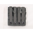 【中古即納】[MIL] ノーブランド M4/M16 オープントップ ダブルマガジンポーチ モスグレー(20150223)