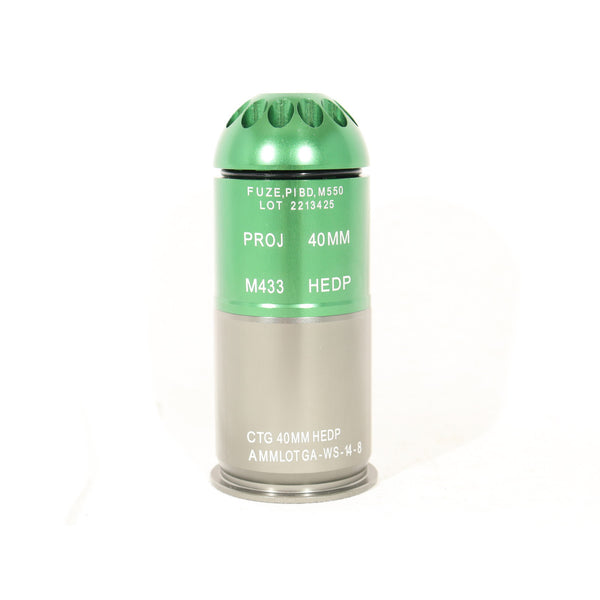 【中古即納】[MIL] MIESSA 40mm ガスグレネードカートリッジ 96発 グリーン(20150223)